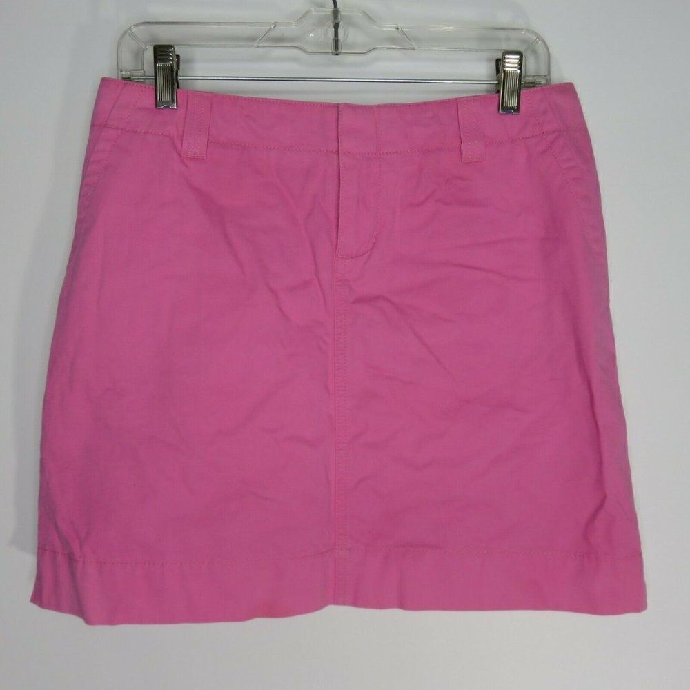 Lilly Pulitzer Pink Cotton A-Line Skirt
